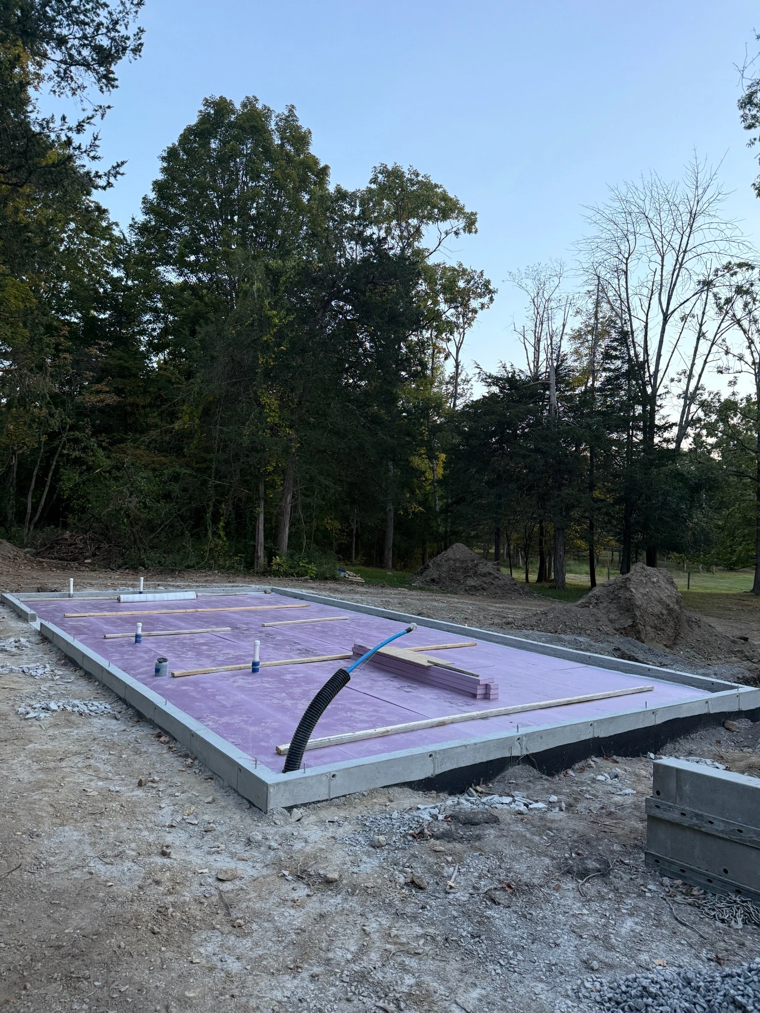 Foundation Wall and Base Prep